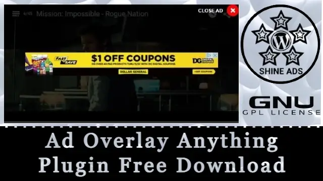 Ad Overlay Anything Plugin Free Download