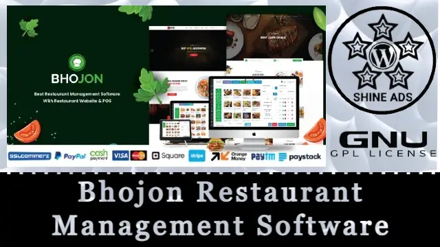 Bhojon v2.9 Restaurant Management Software Free Download [PHP]