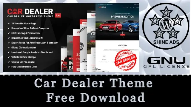 Car Dealer Theme Free Download