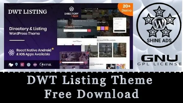 DWT Listing Theme Free Download