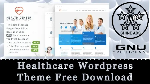 Healthcare WordPress Theme Free Download