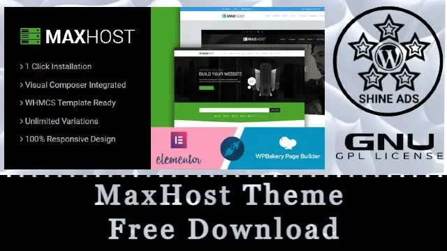 MaxHost Theme Free Download