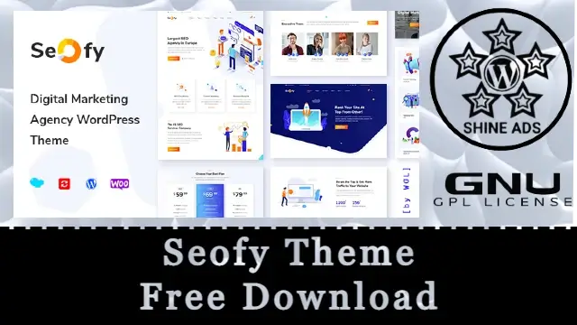 SEO & Digital Marketing Agency WordPress Theme Seofy GPL Wordpress Plugin... 