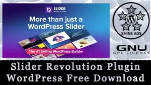 Slider Revolution Plugin WordPress Free Download