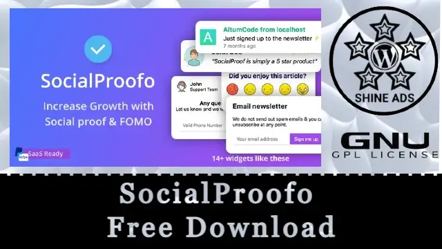 SocialProofo Free Download