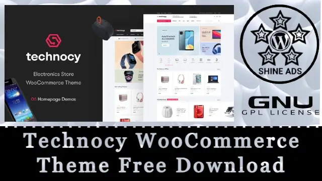 Technocy WooCommerce Theme Free Download
