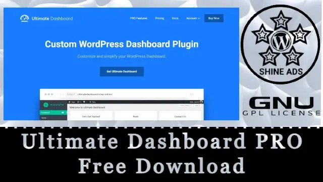 Ultimate Dashboard PRO Free Download
