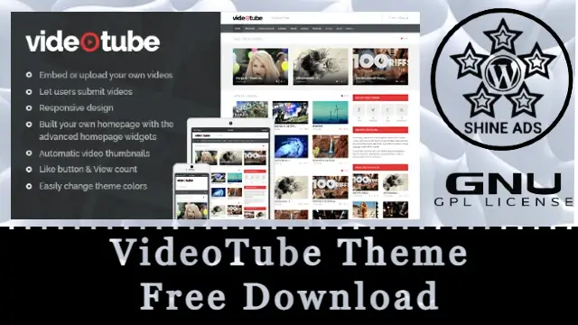 VideoTube Theme Free Download