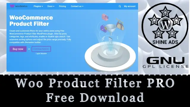 Woo Product Filter PRO Free Download