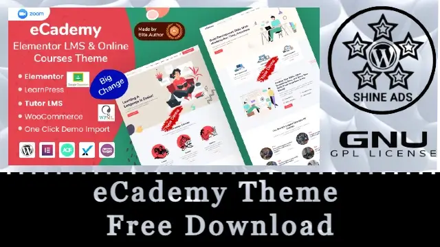 eCademy Theme Free Download