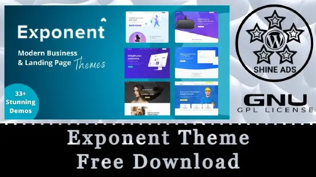 Exponent Theme Free Download