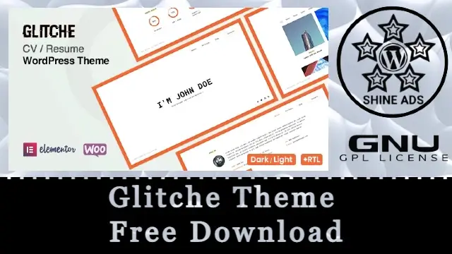 Glitche Theme Free Download