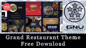 Grand Restaurant Theme Free Download