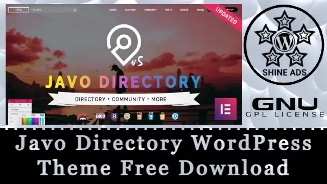 Javo Directory WordPress Theme Free Download