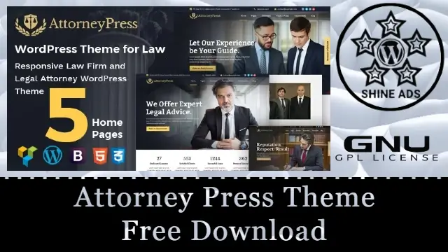 Attorney Press Theme Free Download