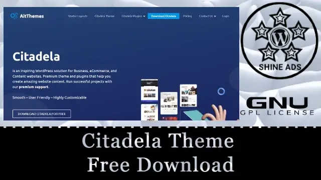 Citadela Theme Free Download
