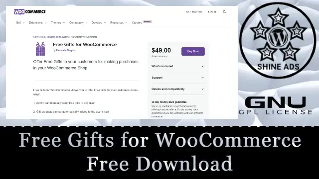 Free Gifts for WooCommerce Free Download