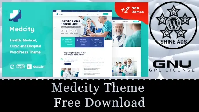 Medcity Theme Free Download