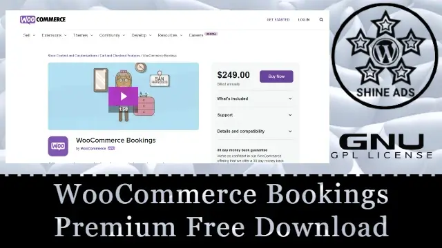 WooCommerce Bookings Premium Free Download