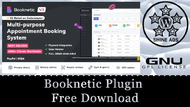 Booknetic Plugin Free Download v3.3.5 [With All Addons]