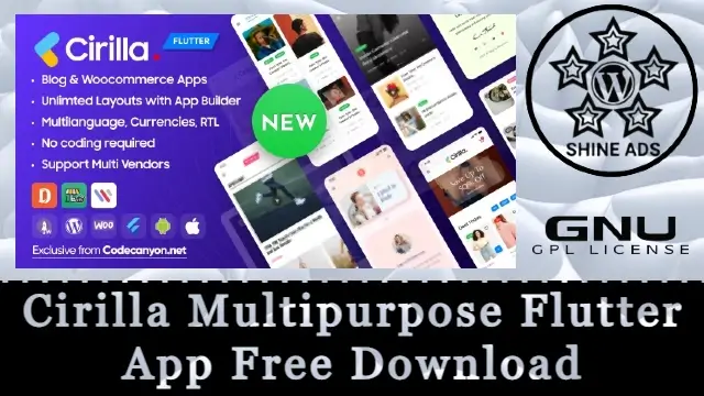 Cirilla Multipurpose Flutter App Free Download