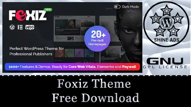 Foxiz Theme Free Download