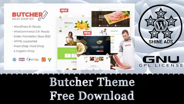 Butcher Theme Free Download