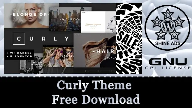 Curly Theme Free Download