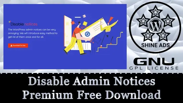 Disable Admin Notices Premium Free Download