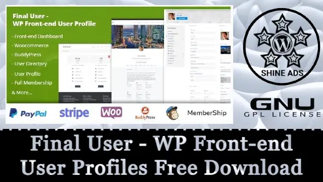 Final User - WP Front-end User Profiles Free Download