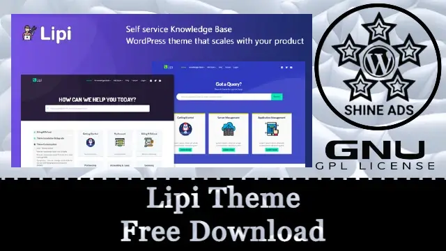 Lipi Theme Free Download
