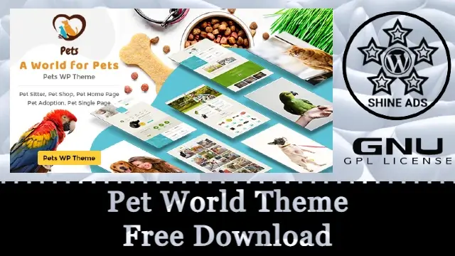 Pet World Theme Free Download