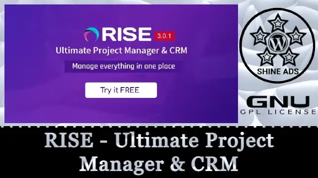 RISE - Ultimate Project Manager & CRM Free Download