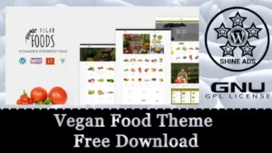 Vegan Food Theme Free Download