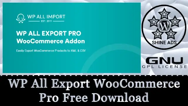 WP All Export WooCommerce Pro Free Download