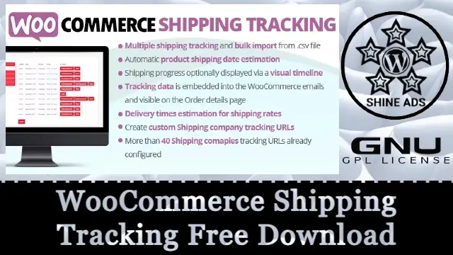 WooCommerce Shipping Tracking Free Download