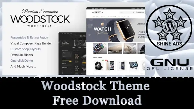 Woodstock Theme Free Download