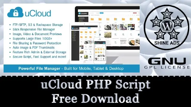 uCloud PHP Script v2.1.0 Free Download [GPL]