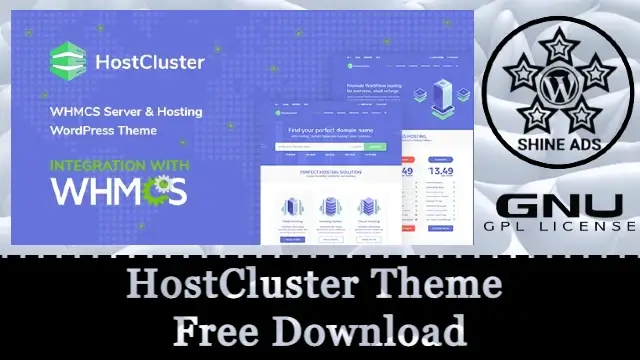 HostCluster Theme Free Download