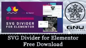 SVG Divider for Elementor Free Download