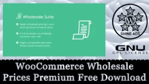 WooCommerce Wholesale Prices Premium Free Download