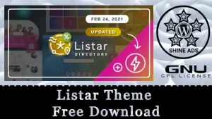 Listar Theme Free Download