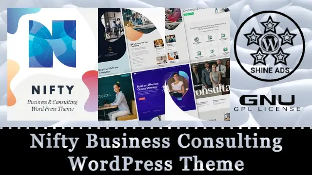 Nifty Business Consulting WordPress Theme Free Download