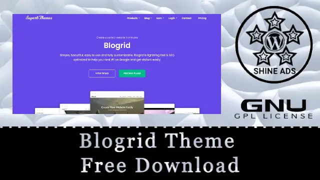 Blogrid Theme Free Download
