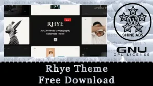 Rhye Theme Free Download
