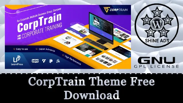 CorpTrain Theme Free Download
