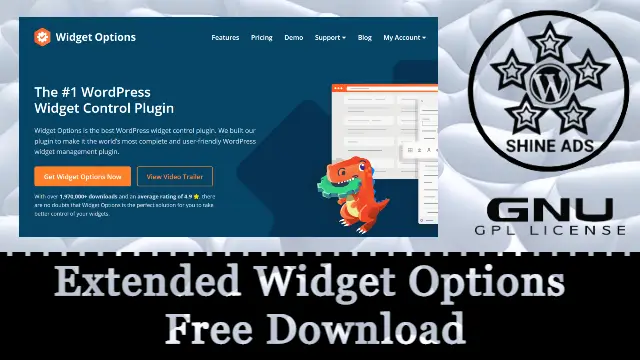 Extended Widget Options Free Download