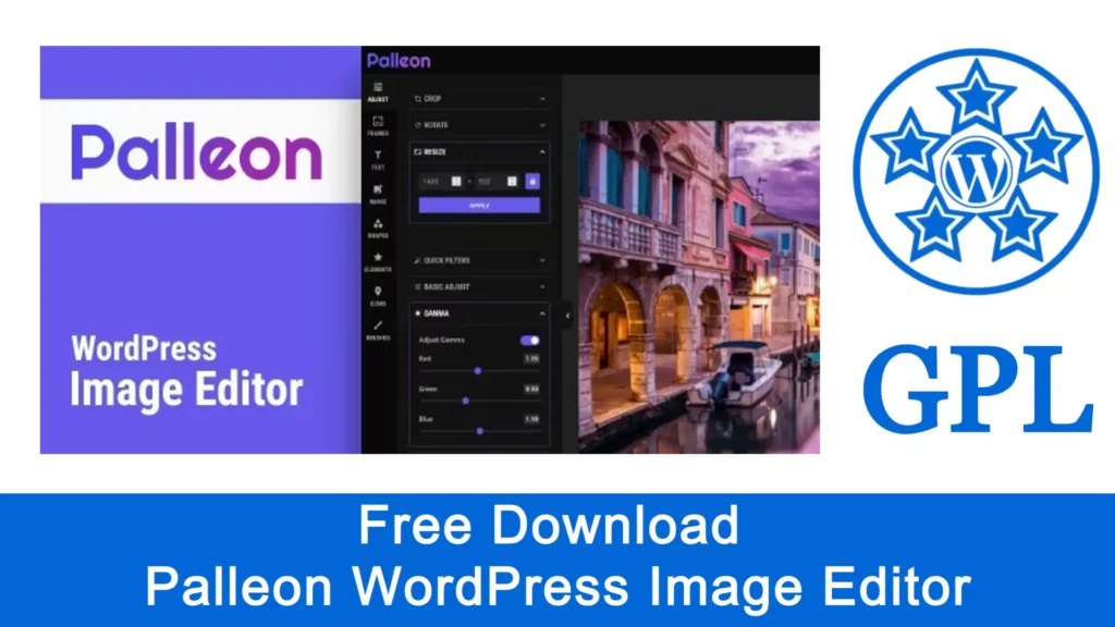 Free Download Palleon WordPress Image Editor GPL v2.4