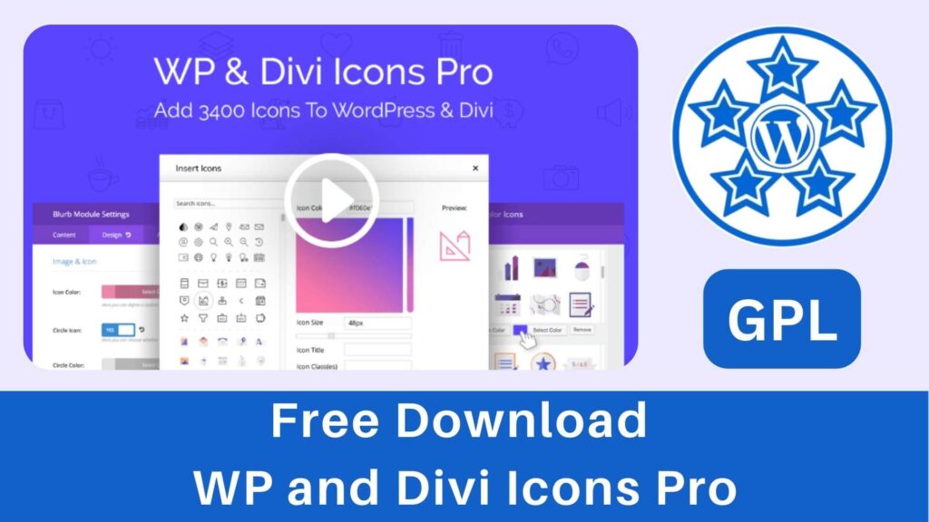 Free Download WP and Divi Icons Pro