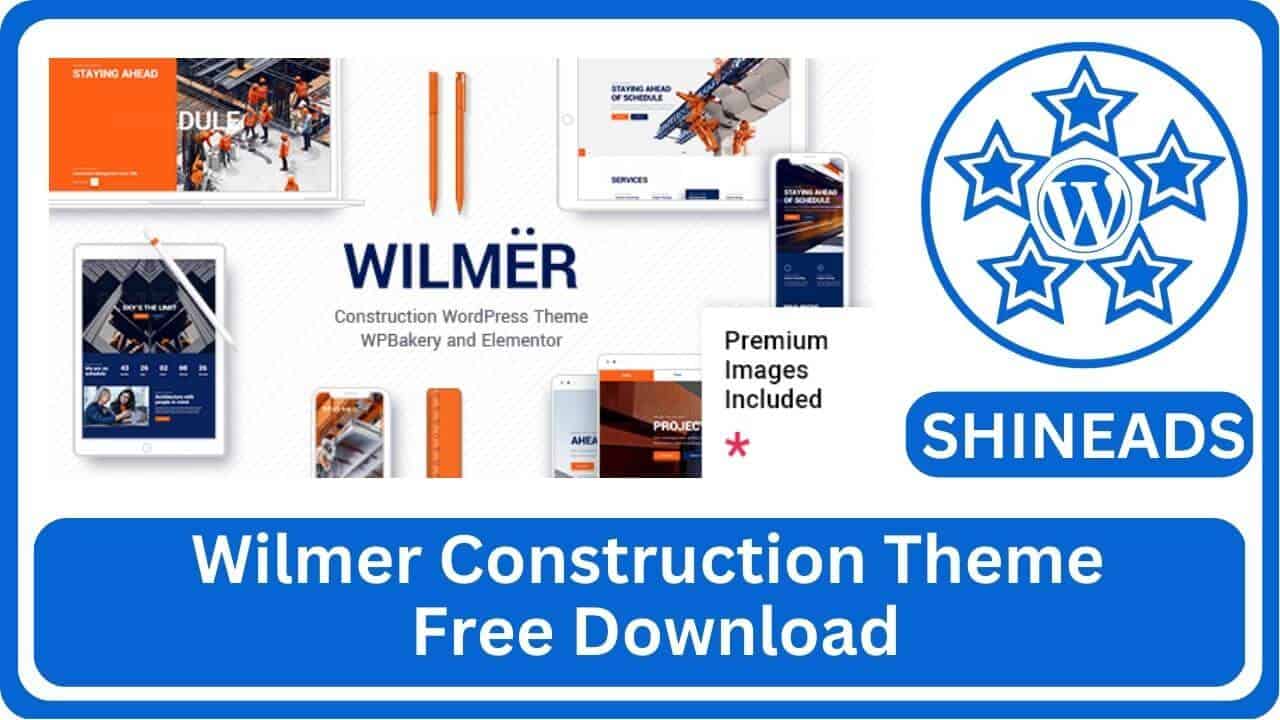 Wilmer Construction Theme Free Download